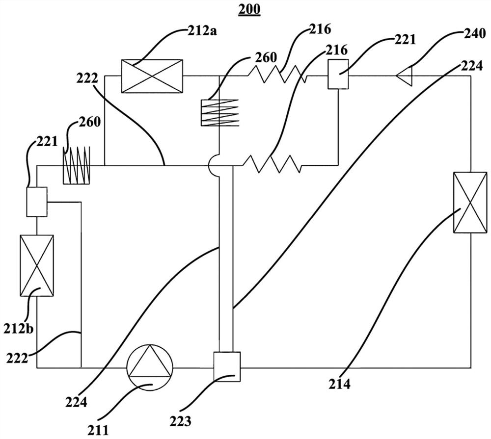 Refrigerating system for refrigerating and freezing device and refrigerating and freezing device with refrigerating system