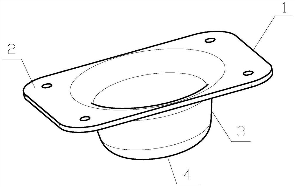 Stamping forming method for small-caliber and deep-cavity cap-shaped part