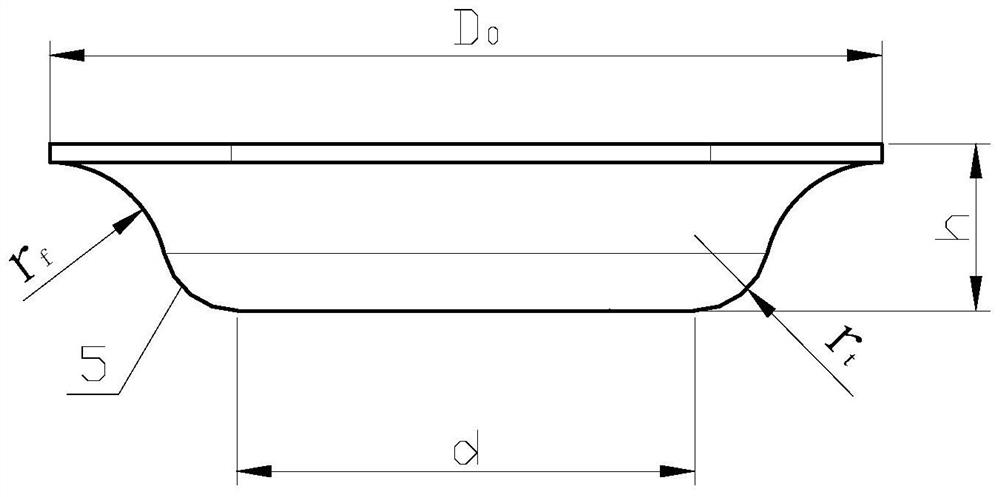 Stamping forming method for small-caliber and deep-cavity cap-shaped part