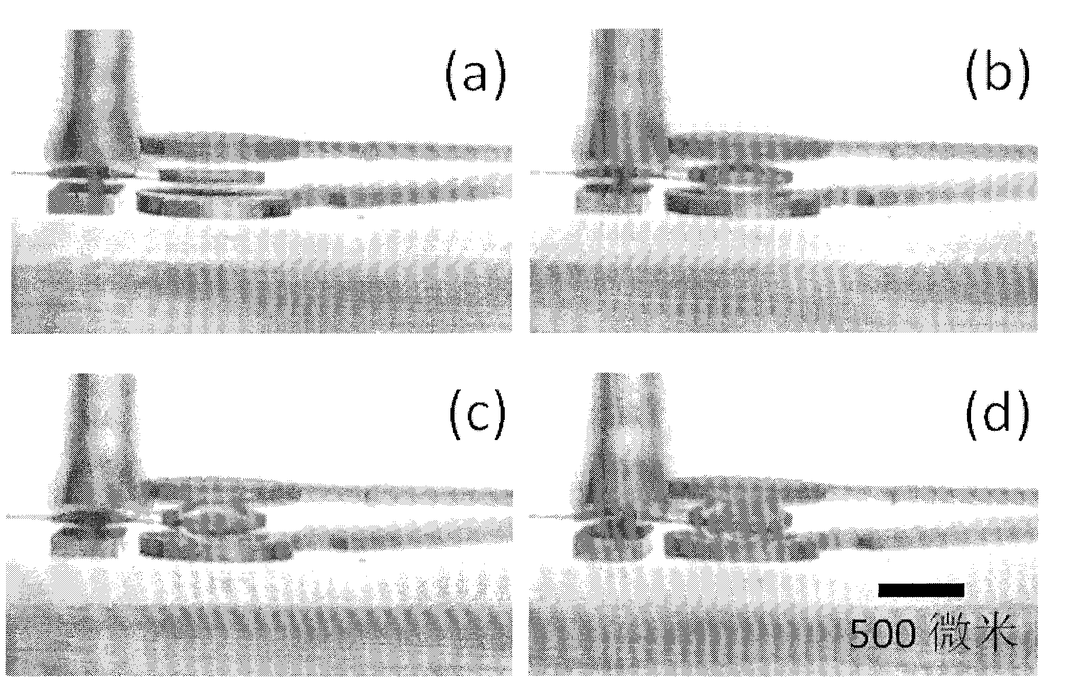 Digital adjustable micromirror chip on basis of microfluidics and preparation method thereof