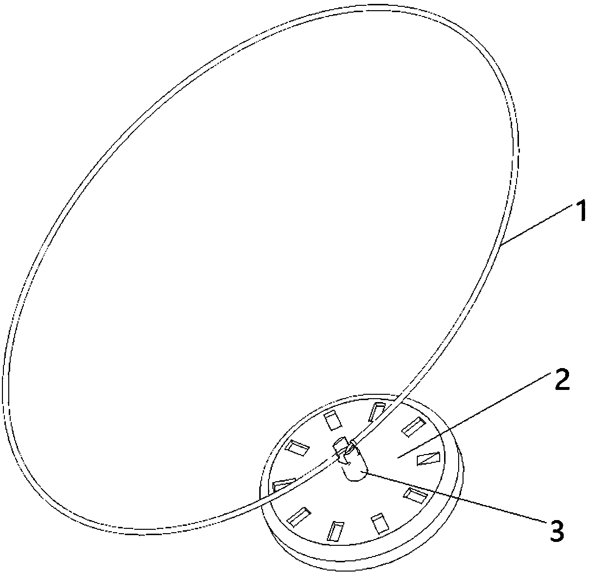 Teaching device based on emission device in electromagnetic coupling transmission, and experiment method