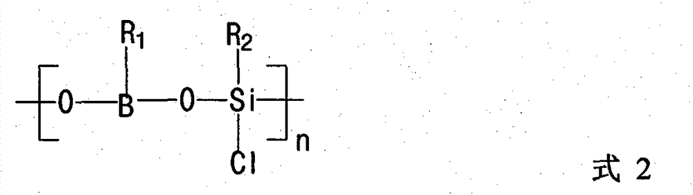 Polyphenylacetylene silicon oxide borane and preparation method thereof