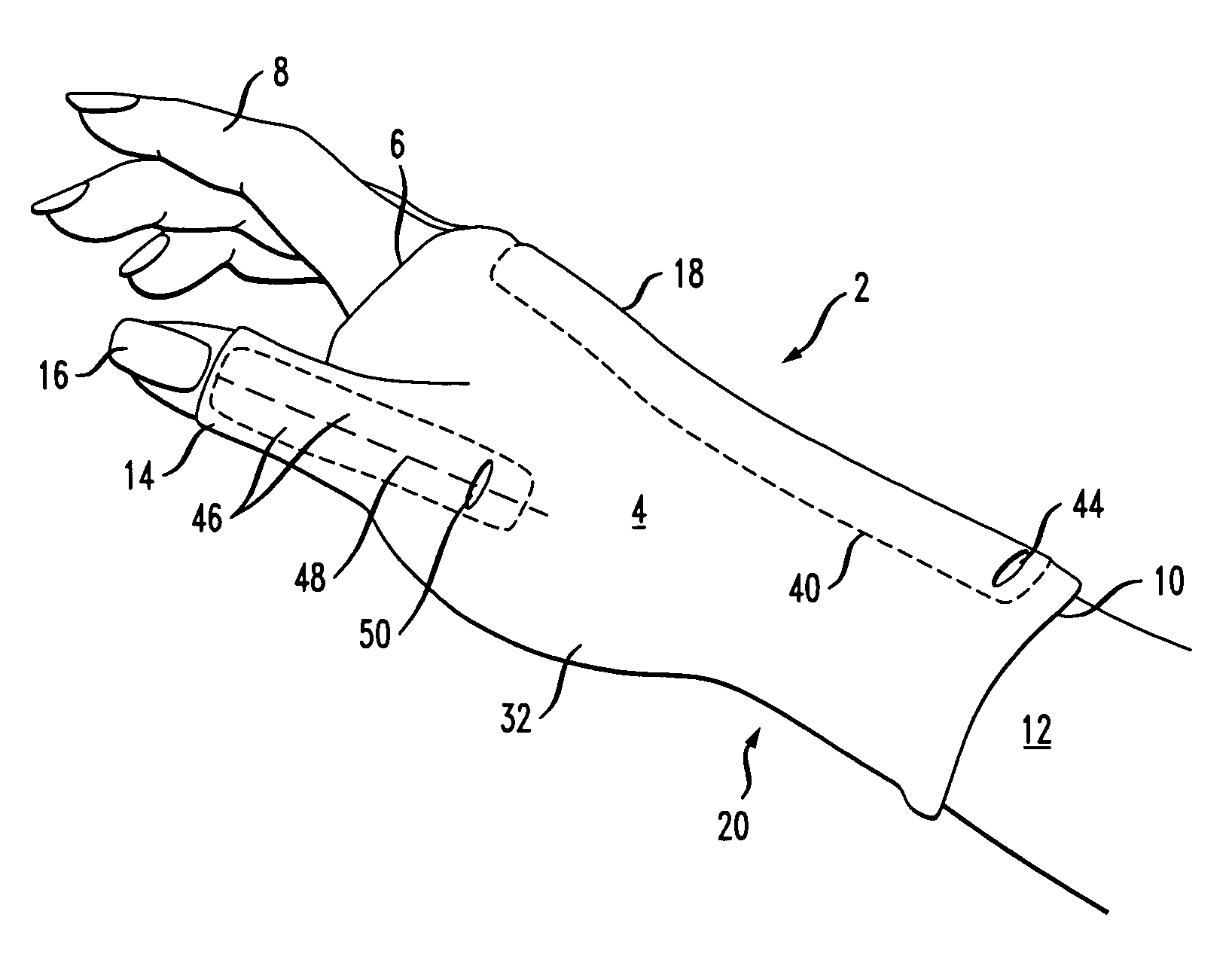 Reversible wrist and thumb support