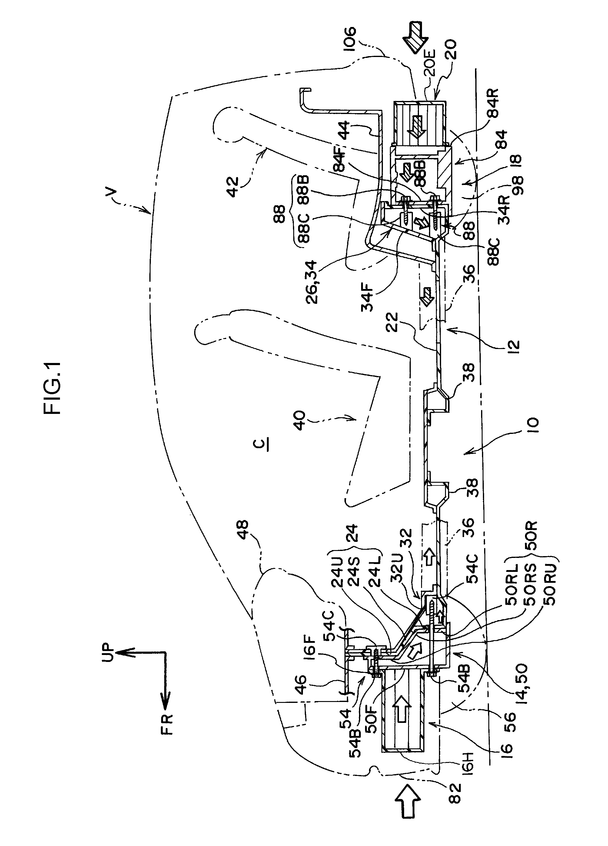 Vehicle body lower portion structure