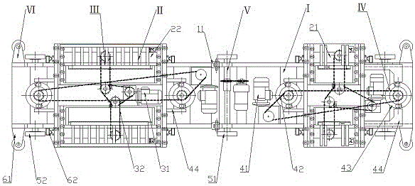 Comb telescopic longitudinal autonomous carrier of stereo garage