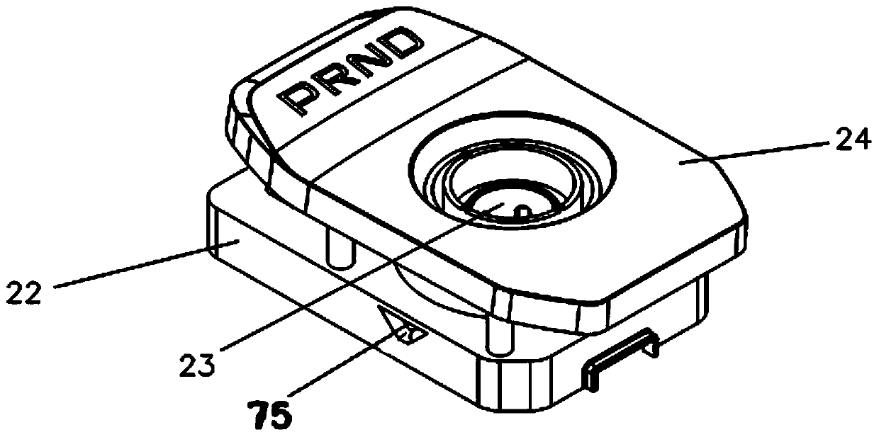 Gear shifting method of rotary knob lifting type electronic wire control gear shifter