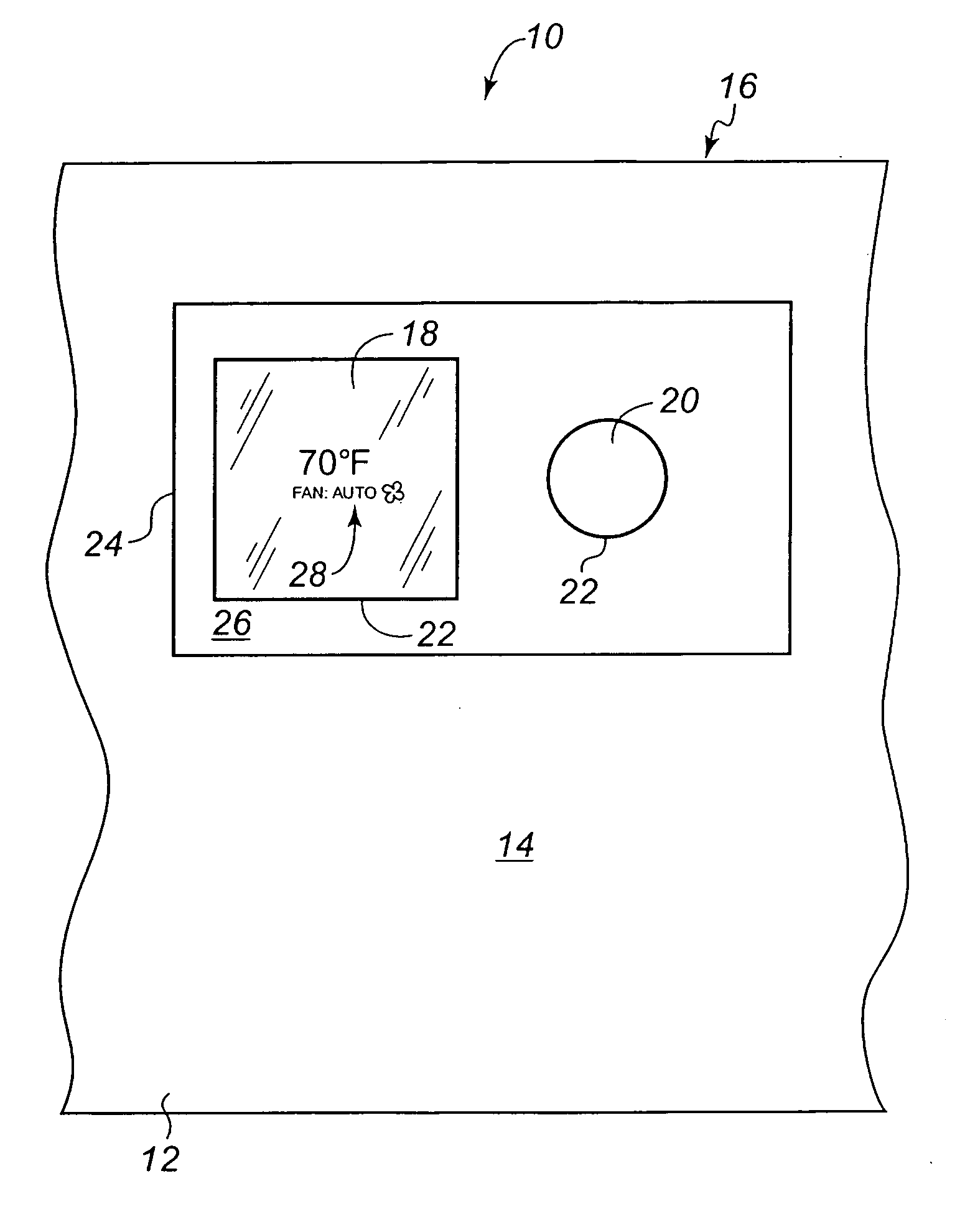 Rotatable thermostat