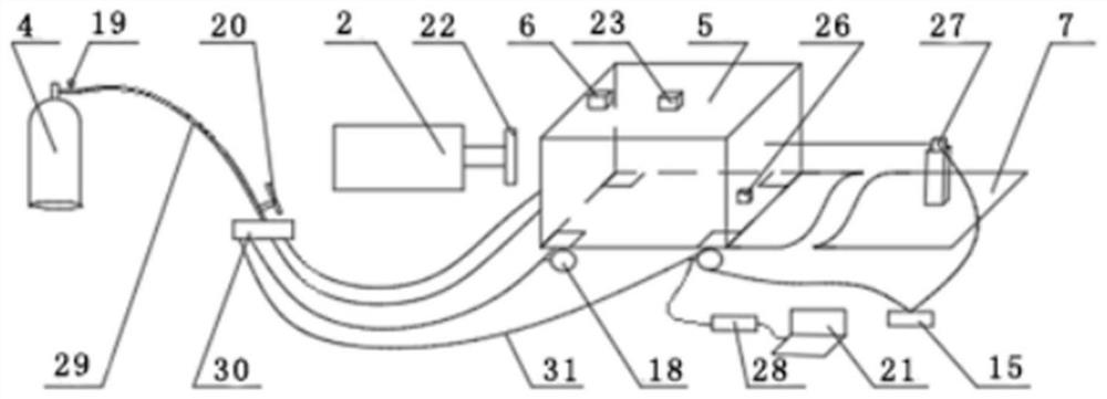 Rapid heavy-load workpiece conveying device based on static pressure air floating and detection method