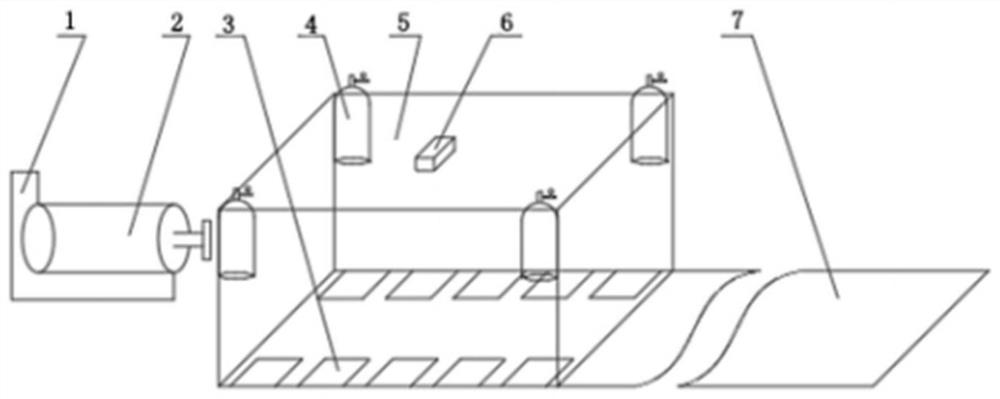 Rapid heavy-load workpiece conveying device based on static pressure air floating and detection method