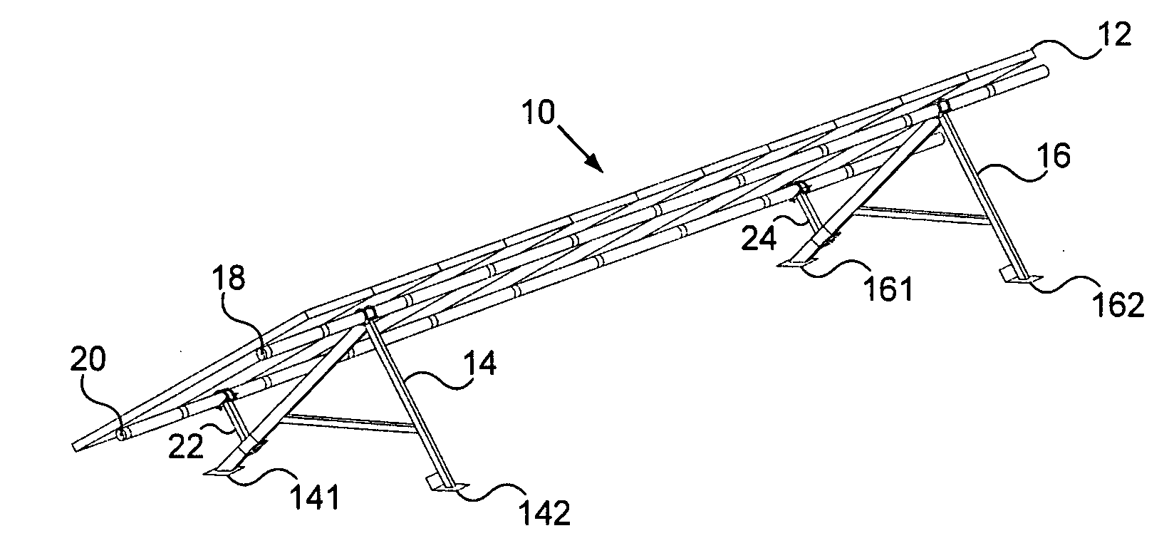 Solar Array Mounting System with Universal Clamp