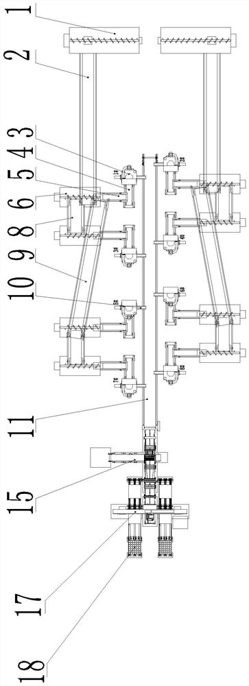 A briquetting automatic production line