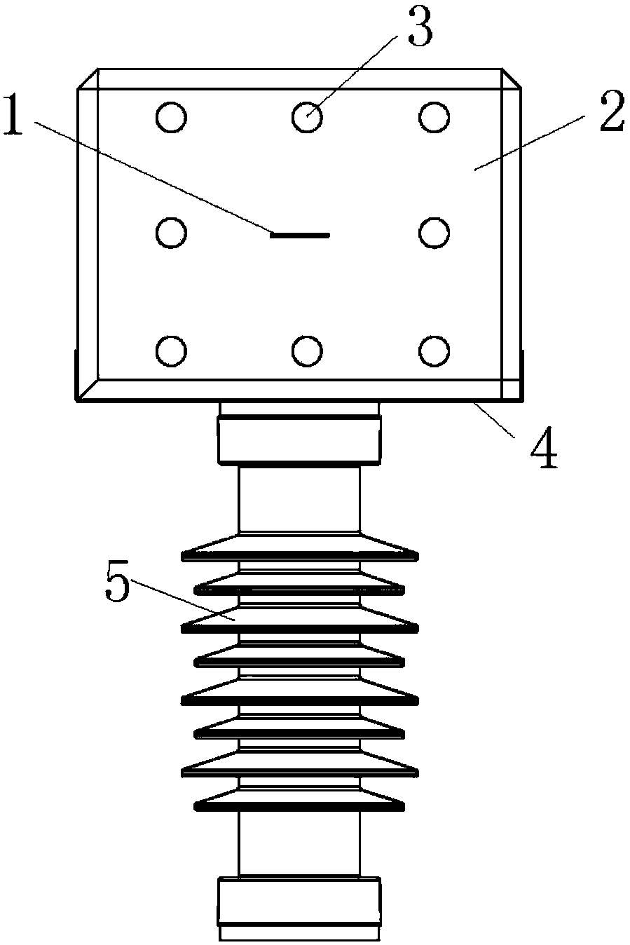 High pressure damping resistor and manufacturing process thereof