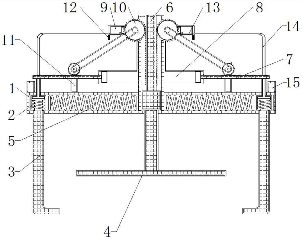 Device for transporting building prefabricated parts in automatically grabbing and loosening manner