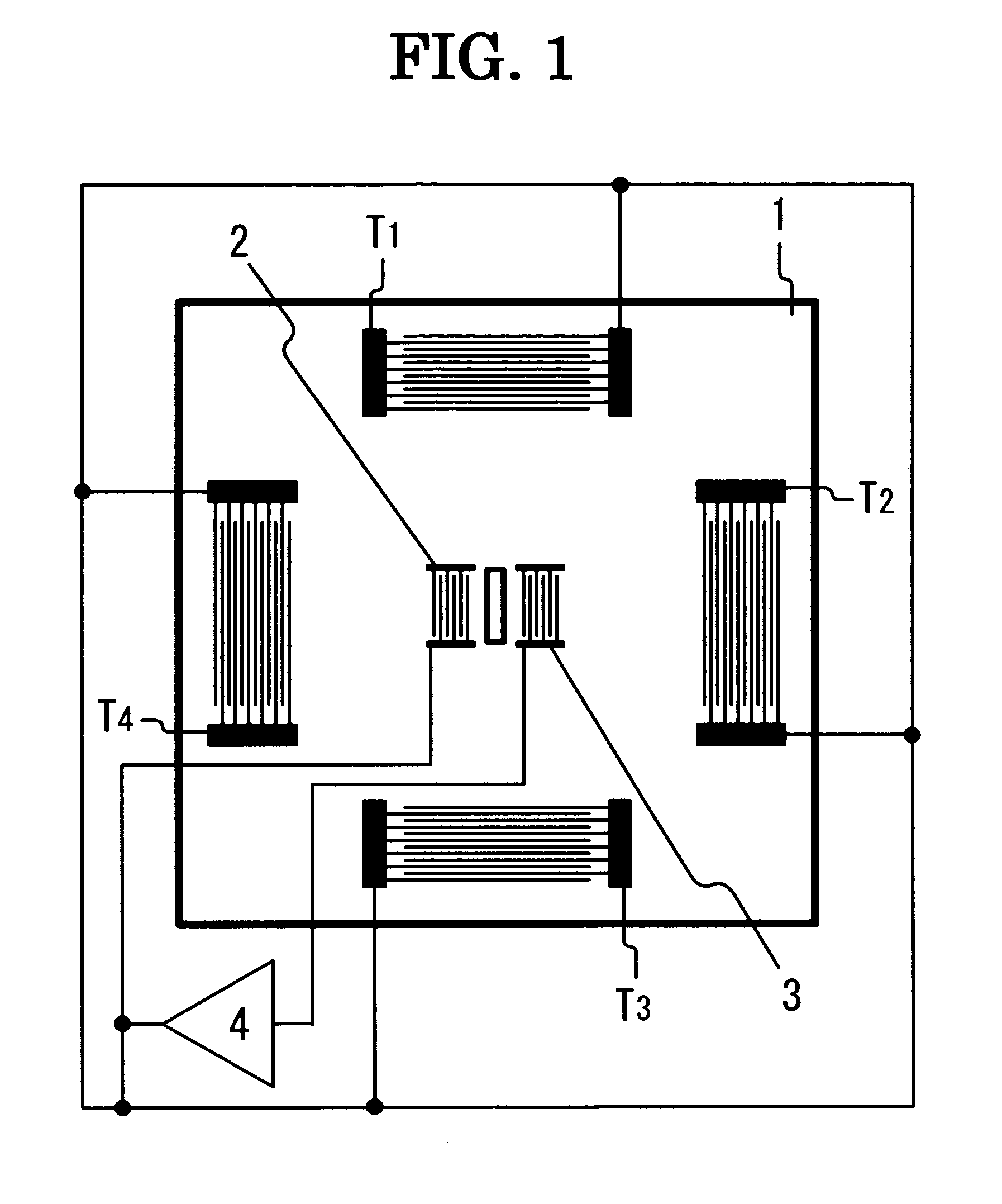 Ultrasound radiation device into a material