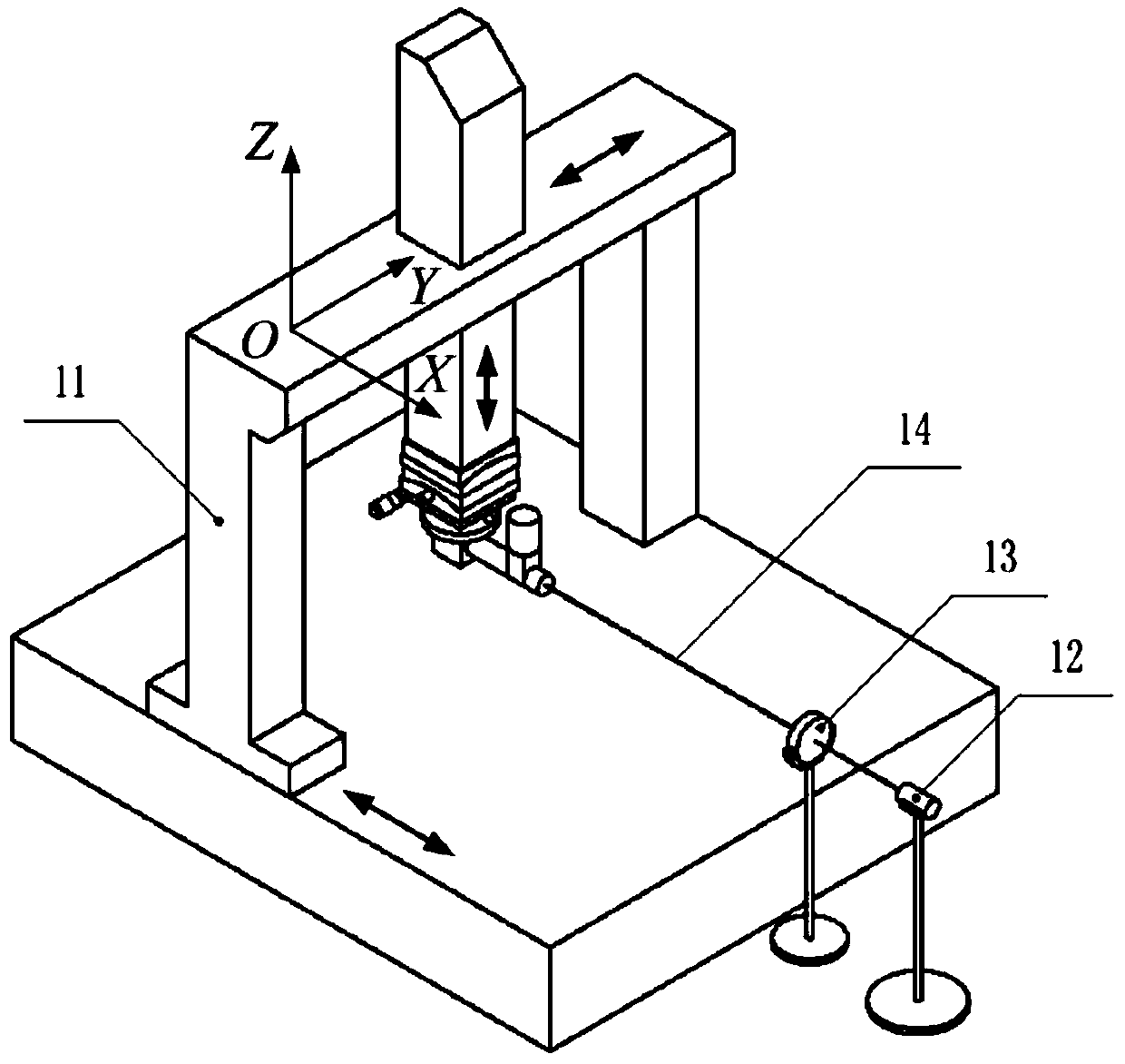 Image probe attitude adjustment device and adjustment method thereof