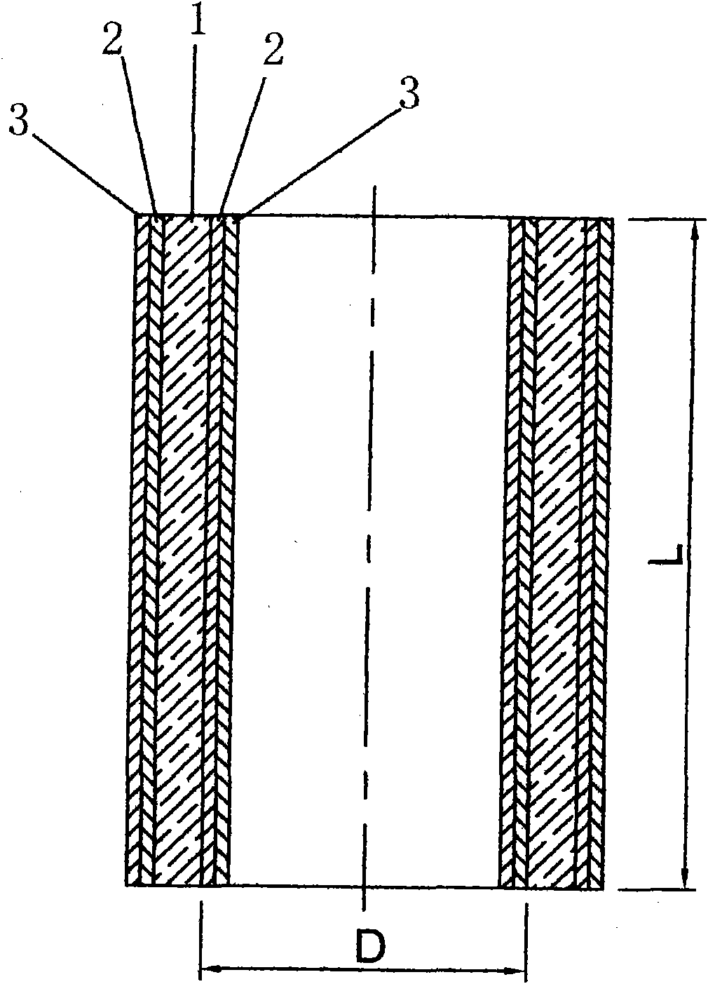 Method for coating multiple compound high anti-reflection films on inner surface and outer surface of glass tube with length/aperture ratio greater than 30