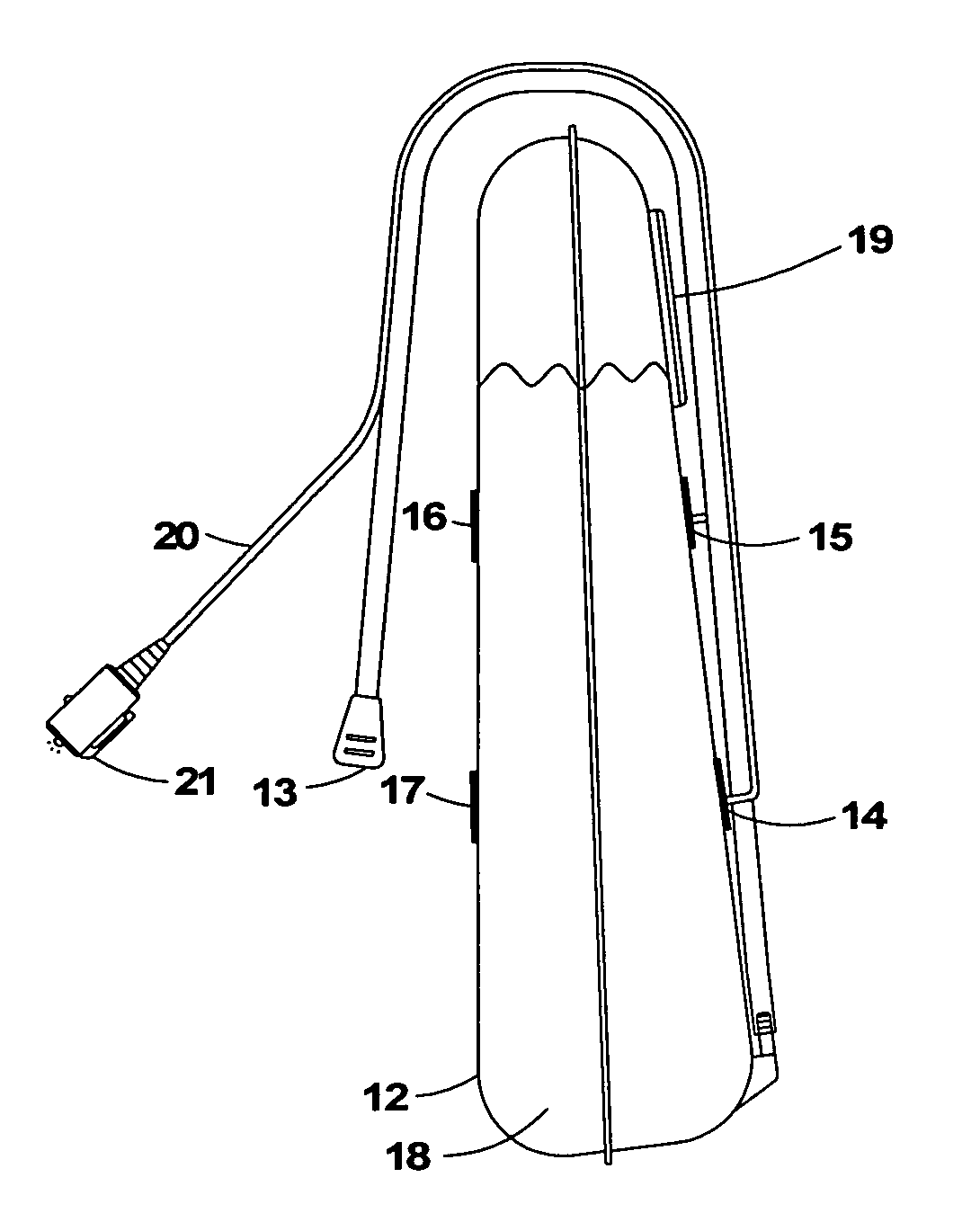 Low fluid level indicator for hydration bladder