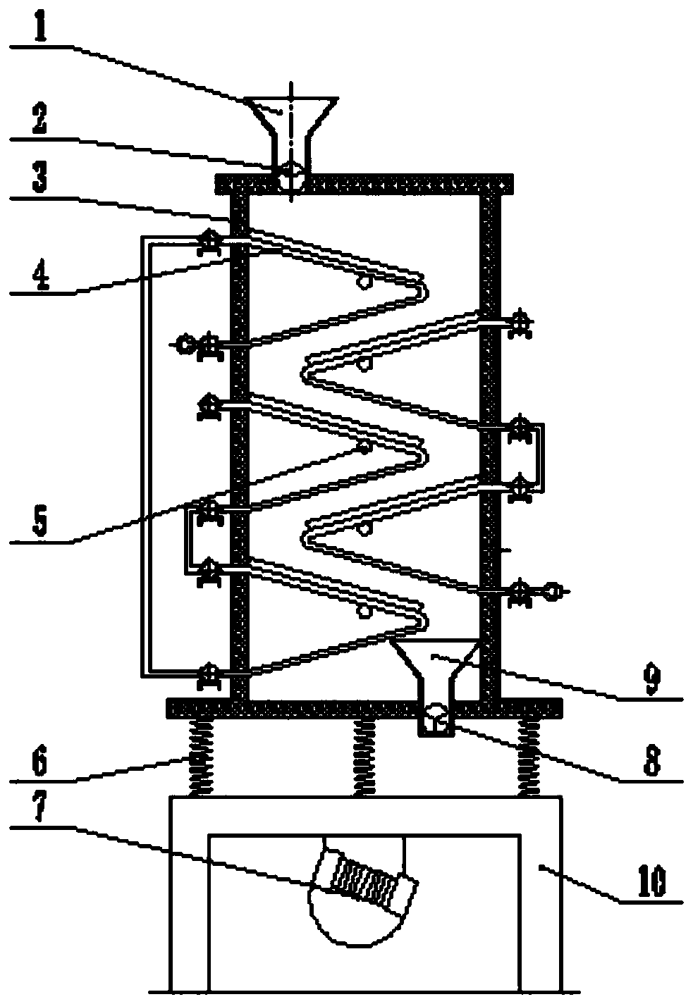 Application of an acute-corneal wall structure in particle heat transfer