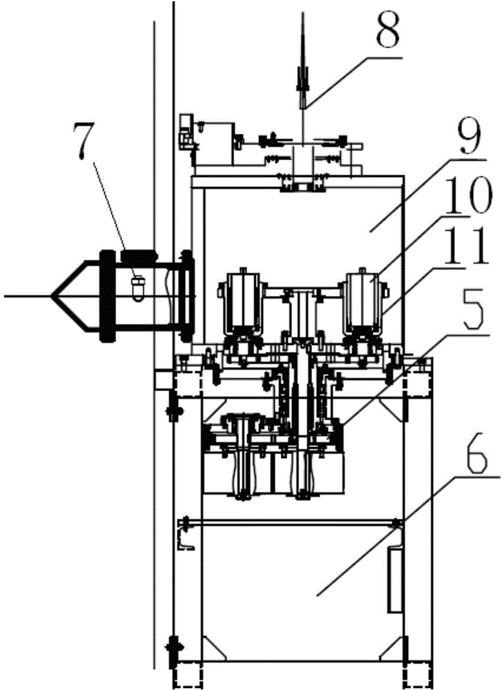 Connection method for super-capacitor current collector and metal housing, and device therefor