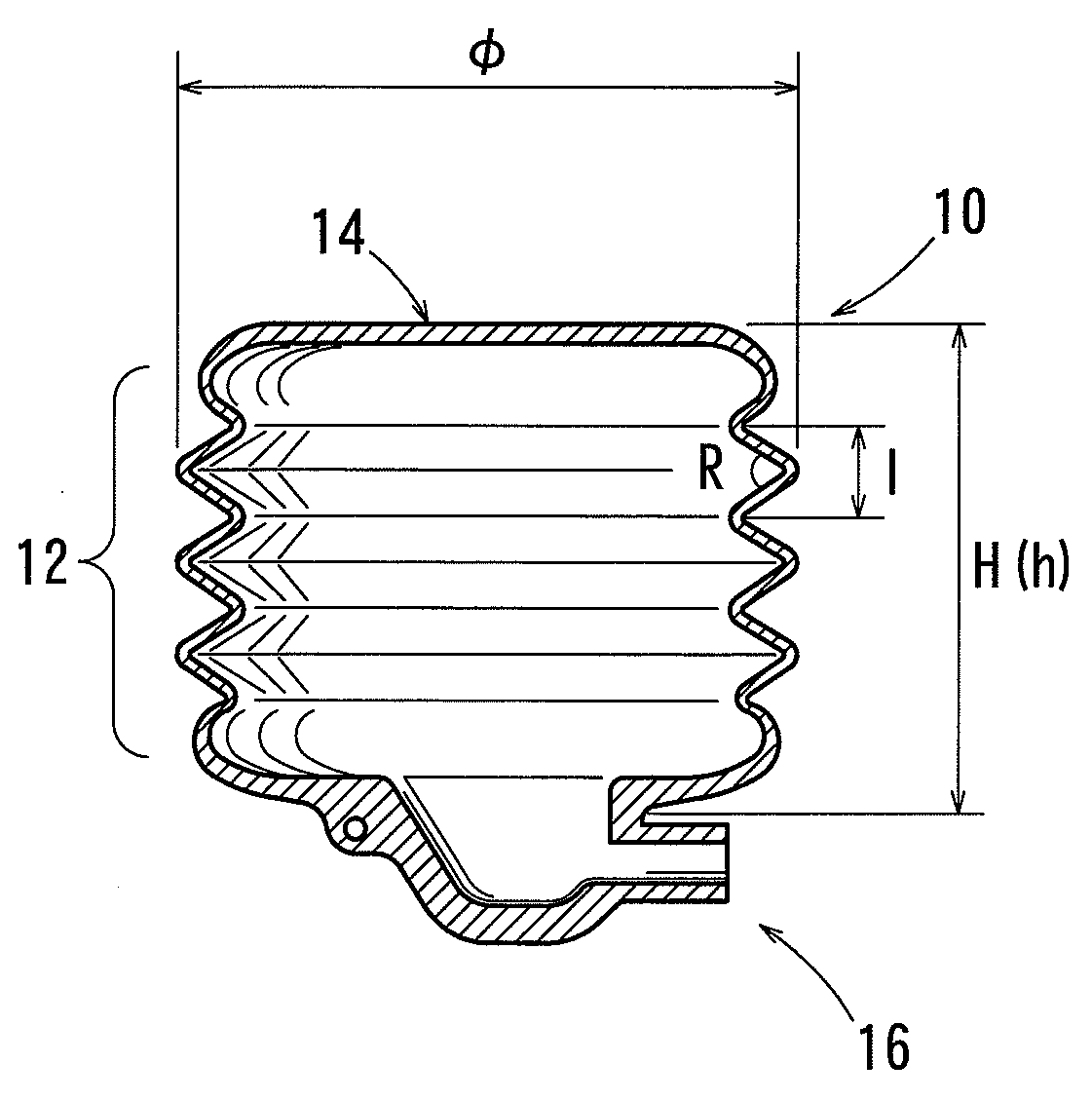 Gas bags for massaging device