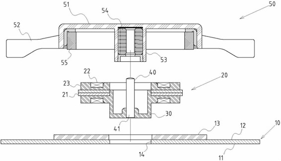 Composite structure of radiator fan and molding method thereof