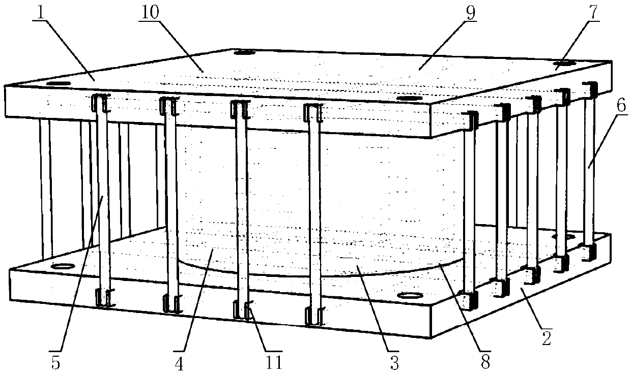 Self-resetting seismic isolation support