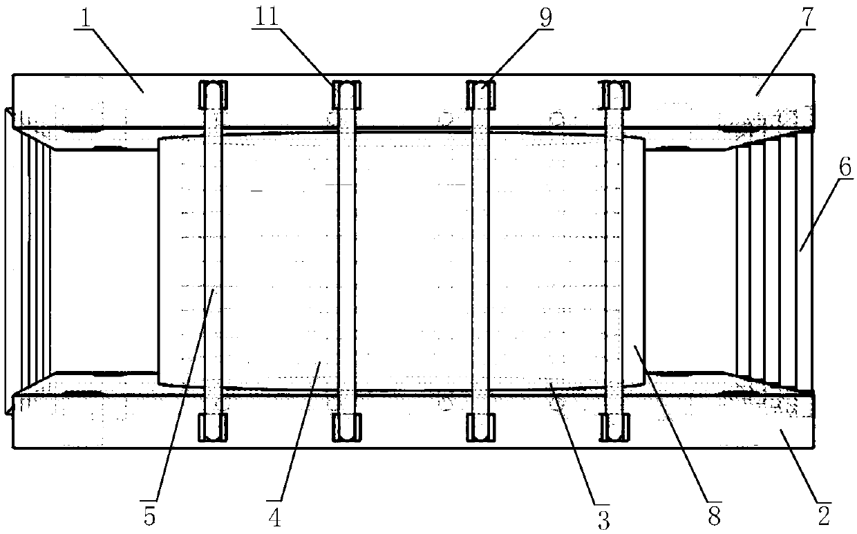 Self-resetting seismic isolation support