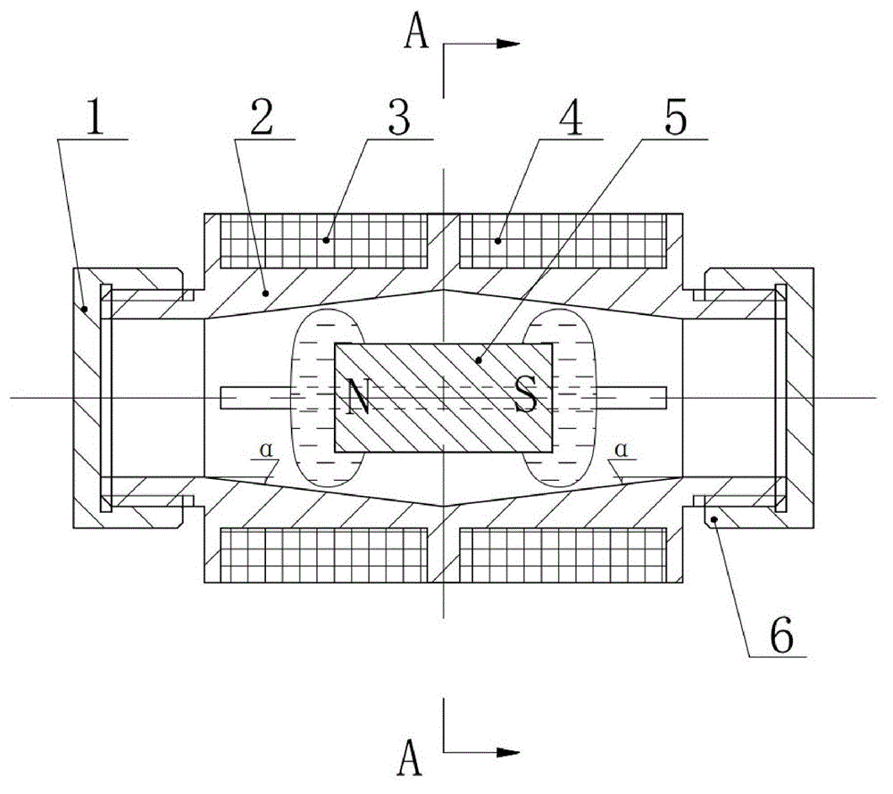 A magnetic liquid acceleration sensor