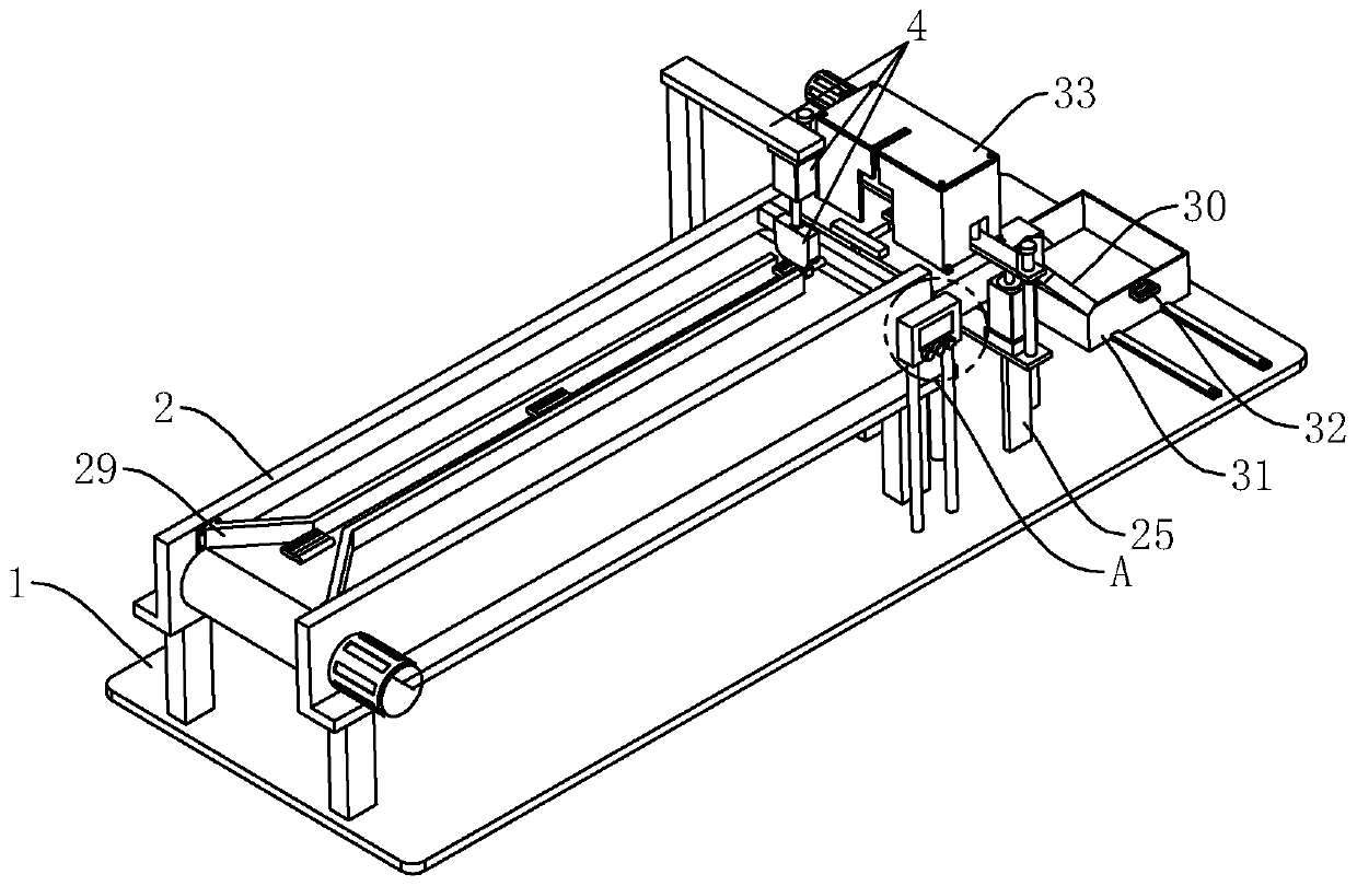 Automatic vegetable cutting device for greenhouse vegetable processing