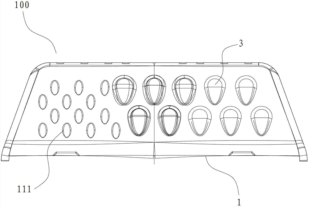 Lifting rib and washtub component used for washer and washer with lifting rib and washtub component