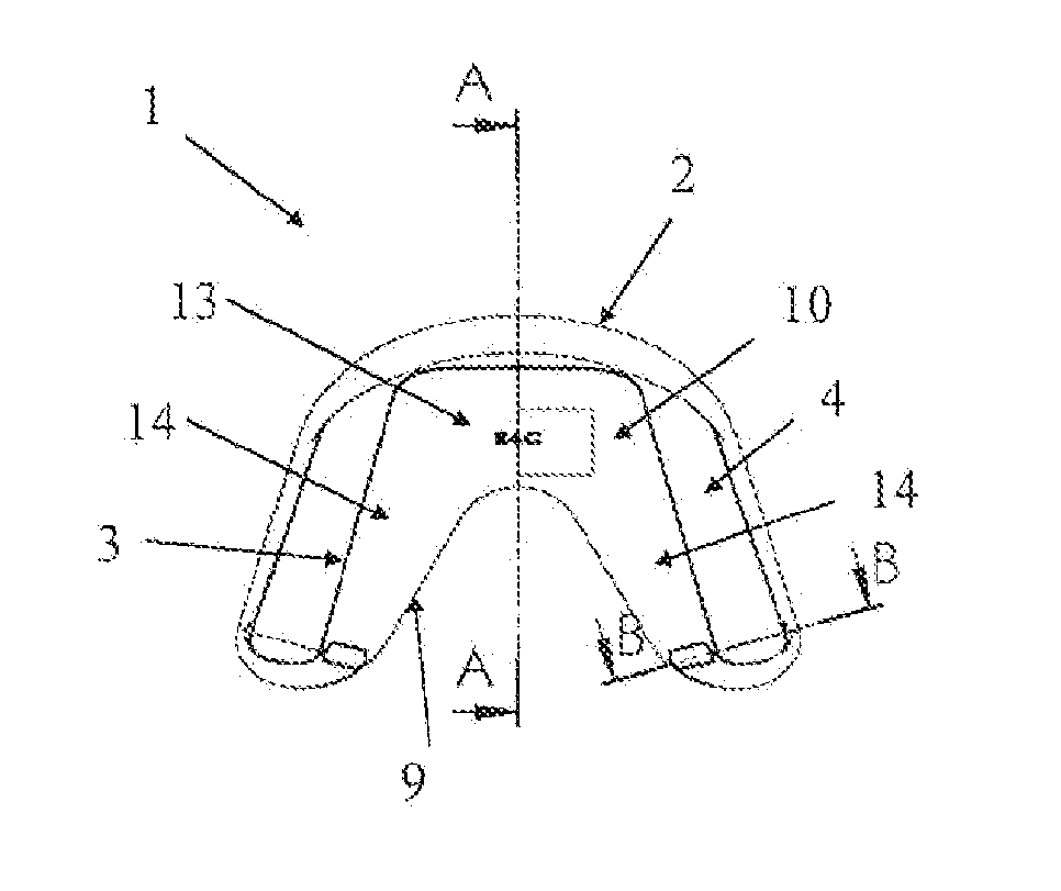 Functional dentofacial orthopedic apparatus