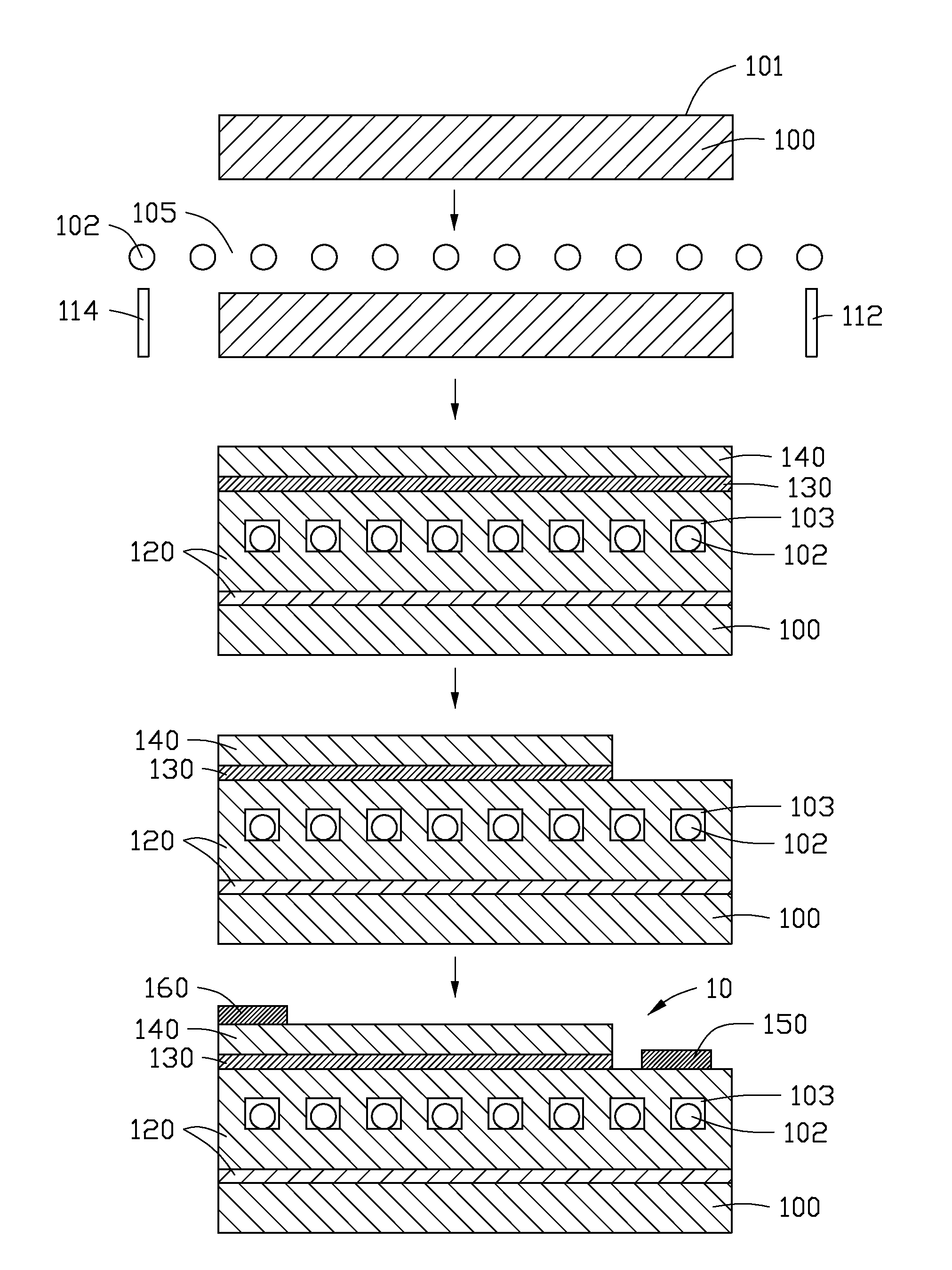 Method for making light emitting diode