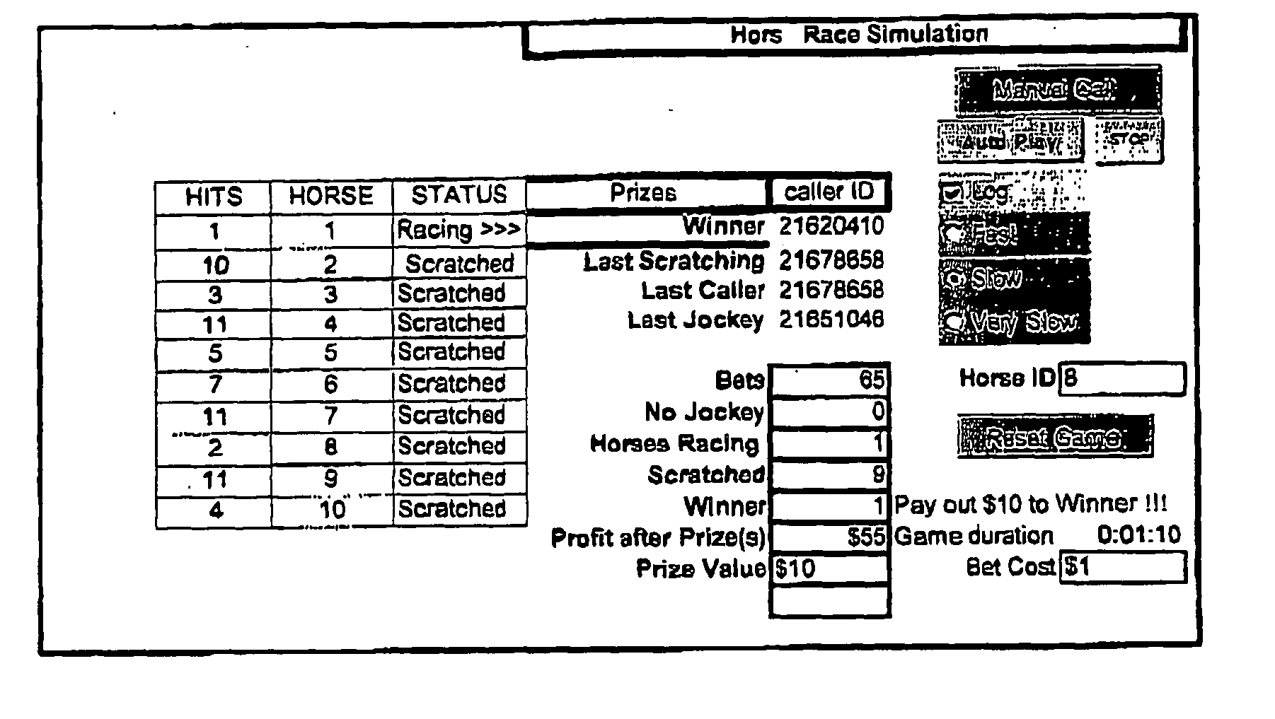 Lottery system