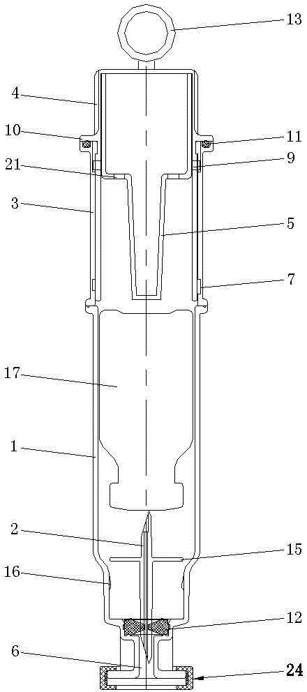 All-sealing screw-in preassembly-type medicine feeder