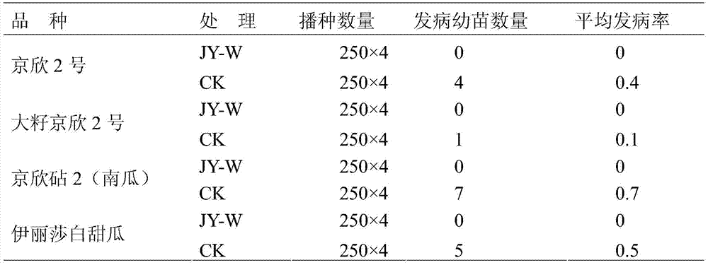 A seed treatment agent for preventing and treating bacterial fruit spot of melons