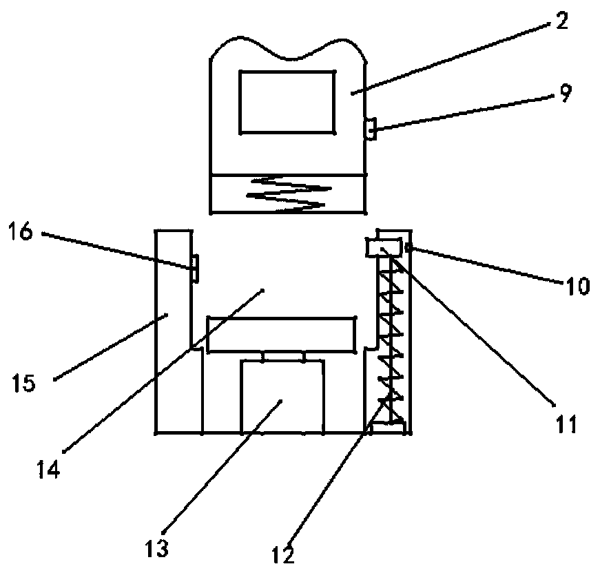 Refrigerated temperature-controlled container truck with function of automatically removing accumulated snow from car roof