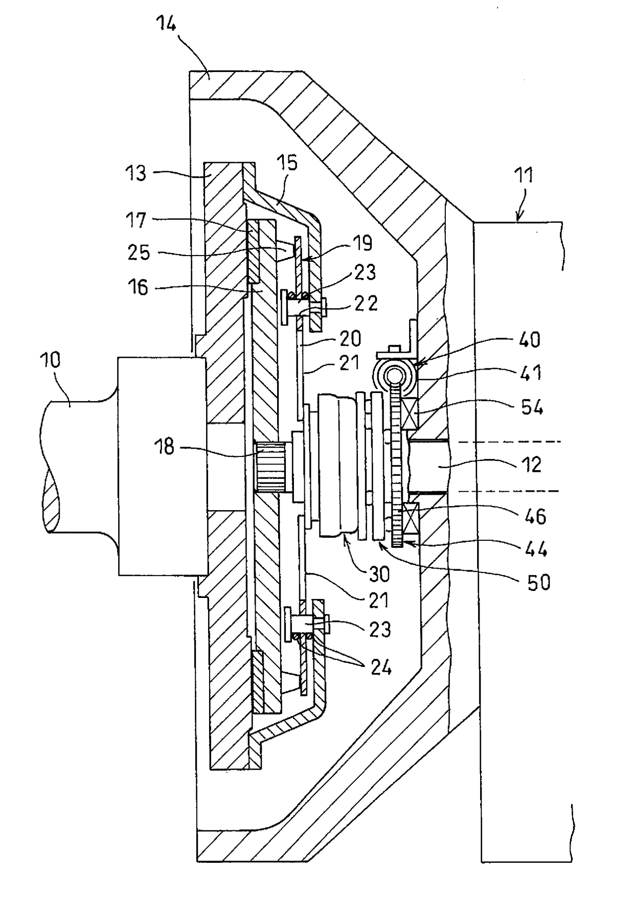 Automatic clutch device