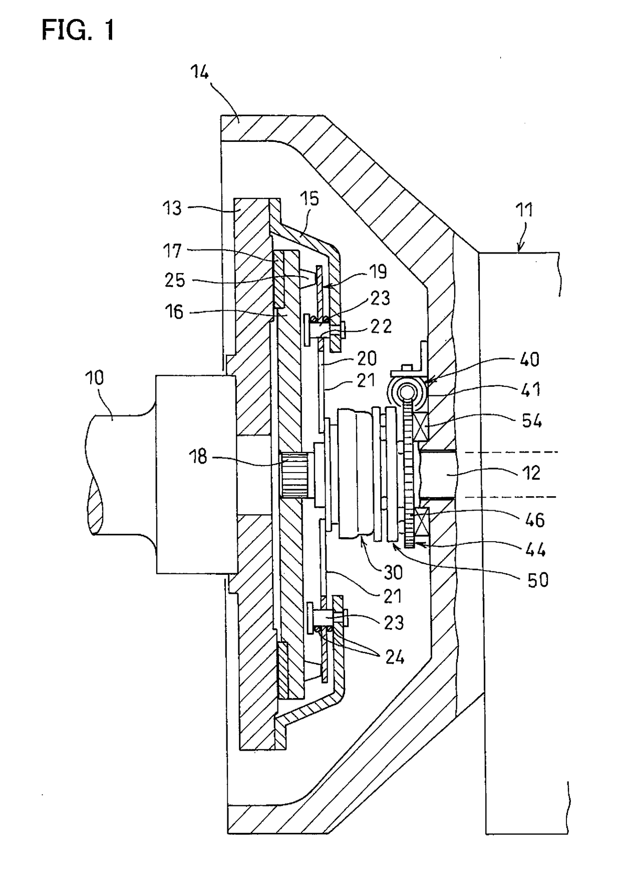 Automatic clutch device