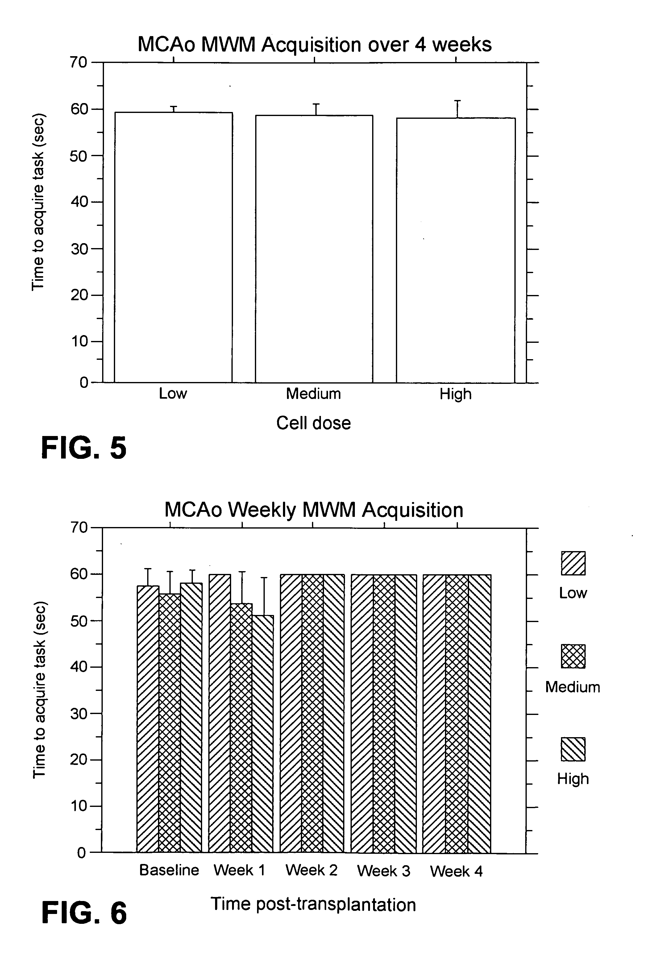 Use of materials for treatment of central nervous system lesions