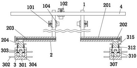 A scanning type rail transit vehicle limit detection device