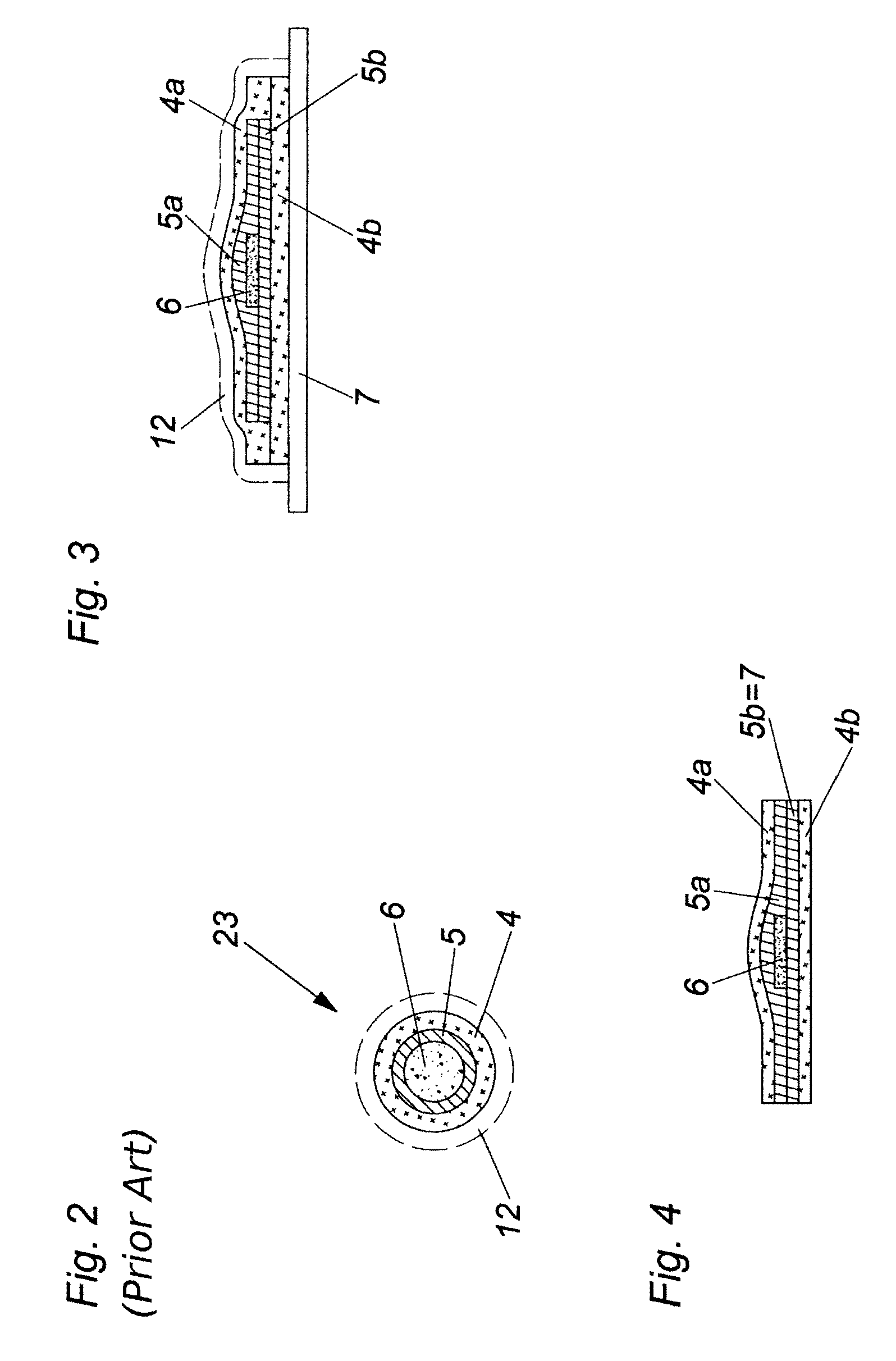 Medical electrode with printed shielded feed line