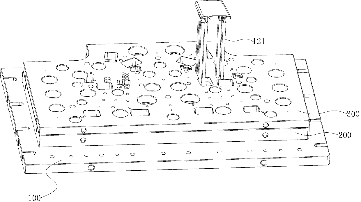 Mechanical type mold limiting jacking device