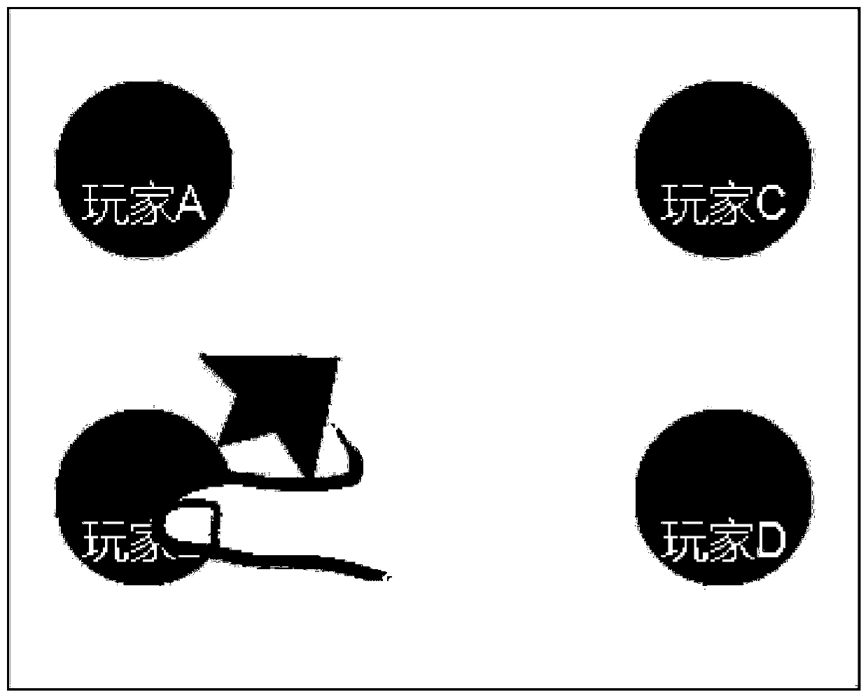 Information labelling method and device for game, medium and electronic equipment