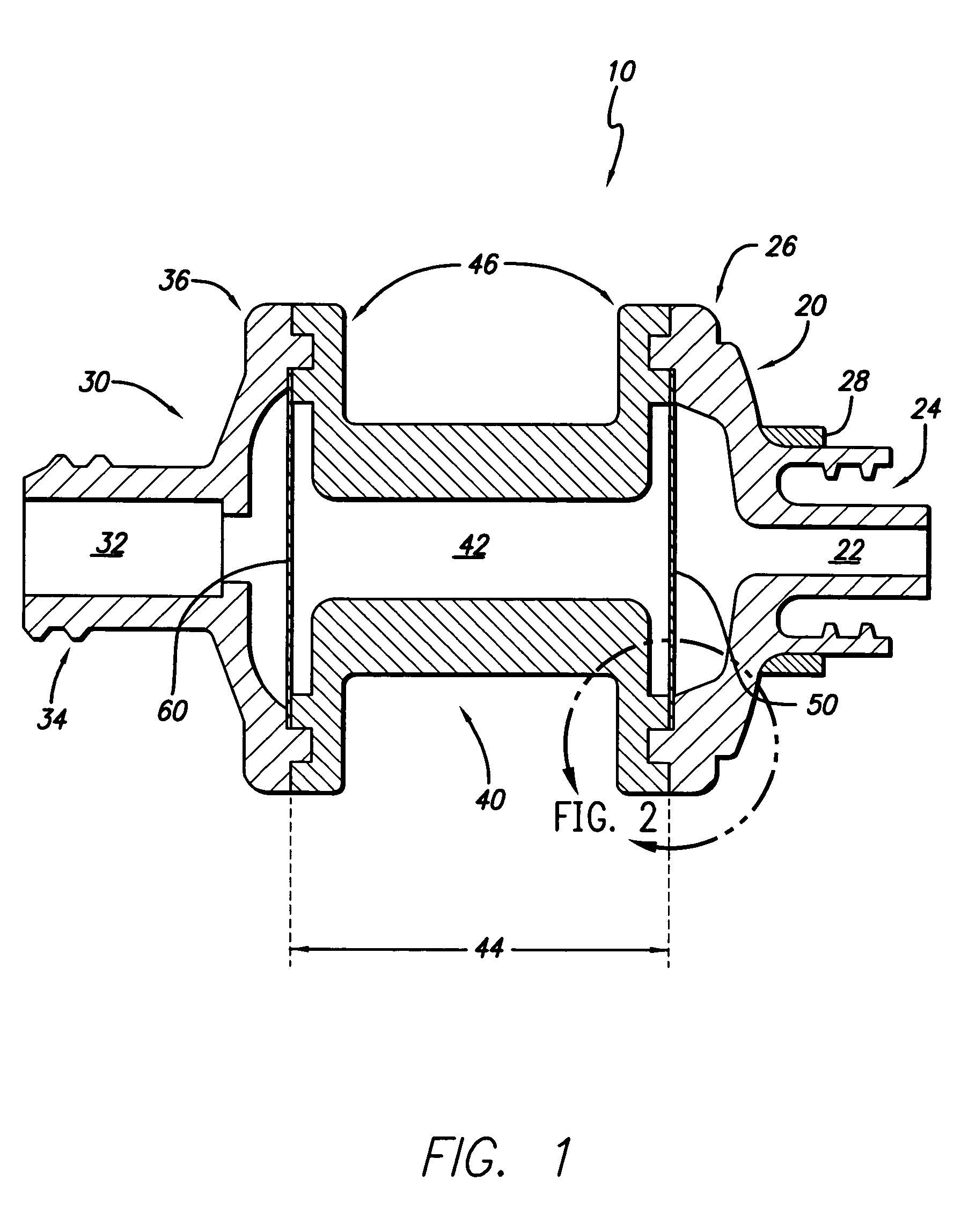 Double membrane transducer protector