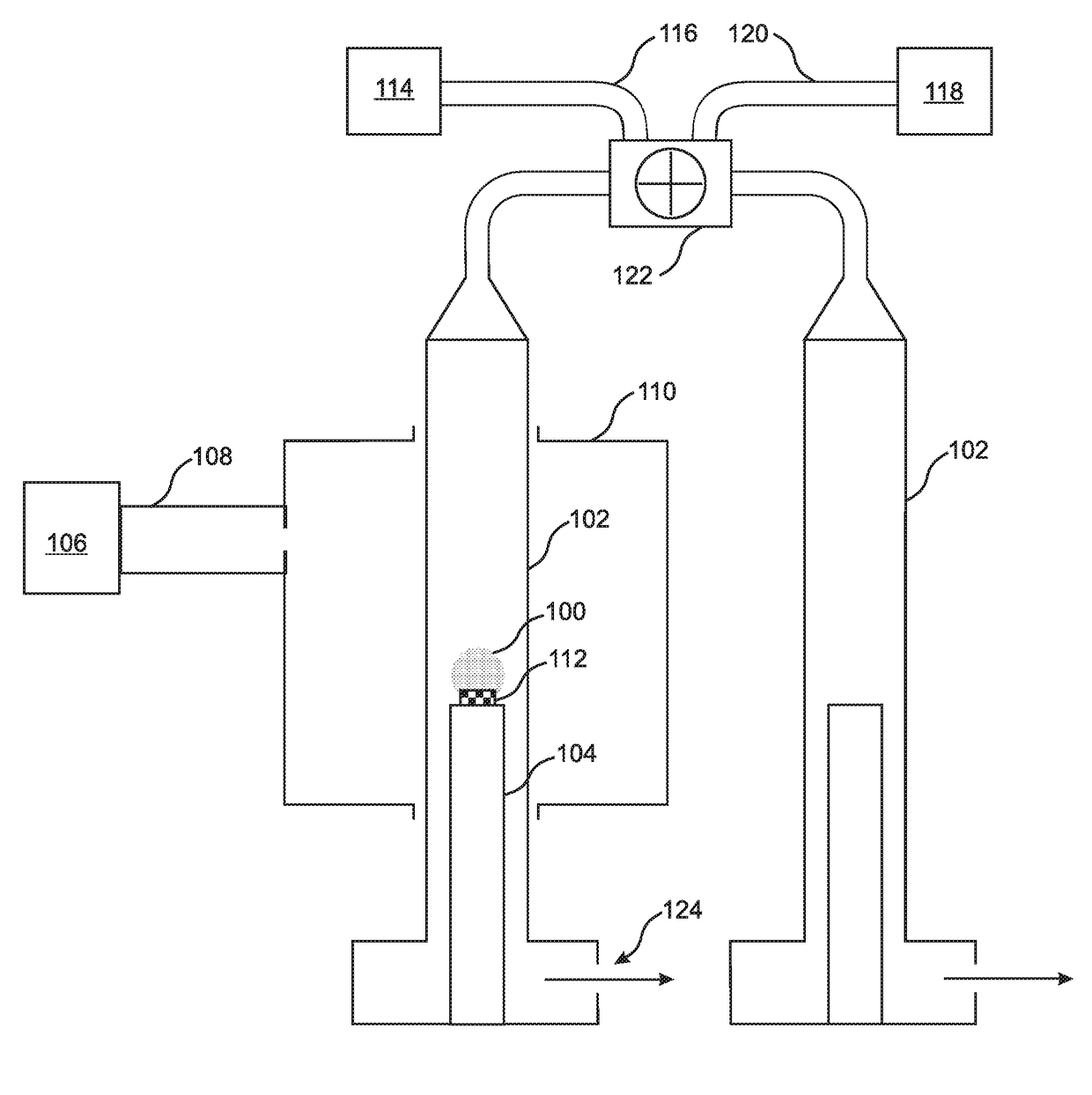 CVD reactor and method for nanometric delta doping of diamond