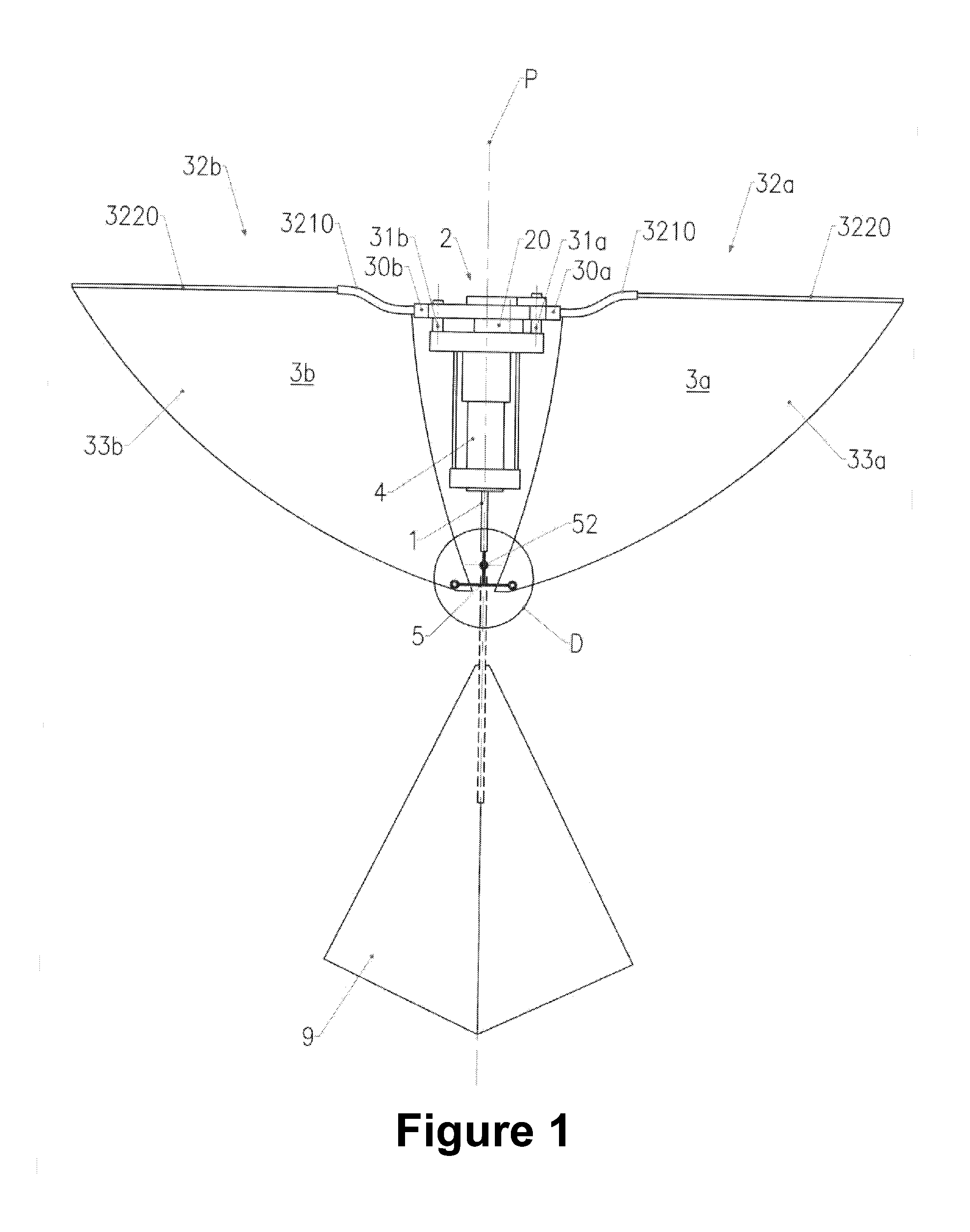 Flying toy configured to move by wing flapping