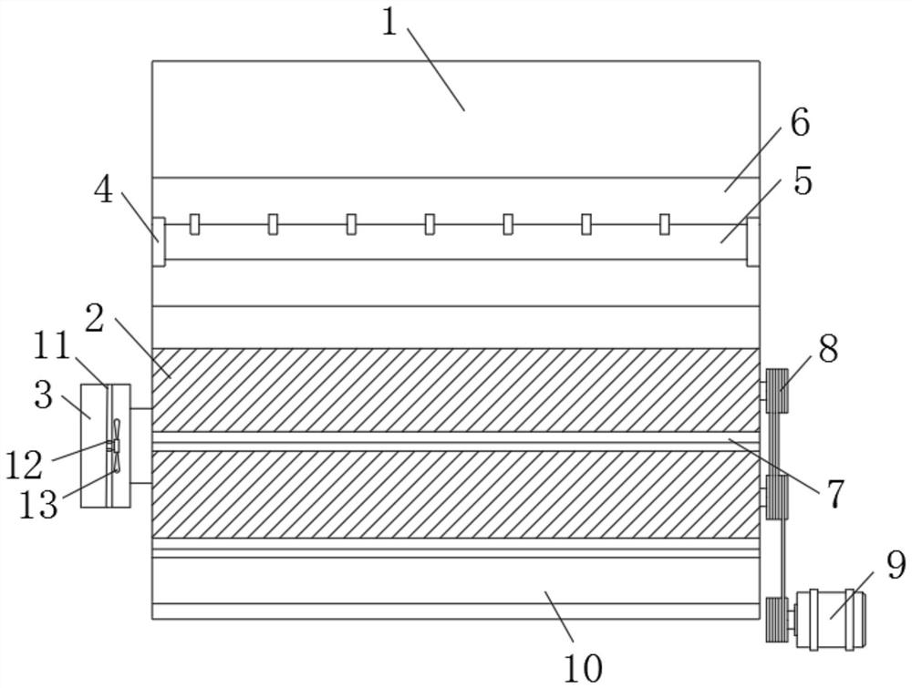 A discharge mechanism of a granulator for pct production