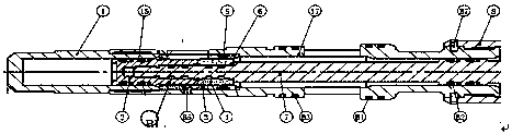 An online intelligent control nozzle device for water injection wells