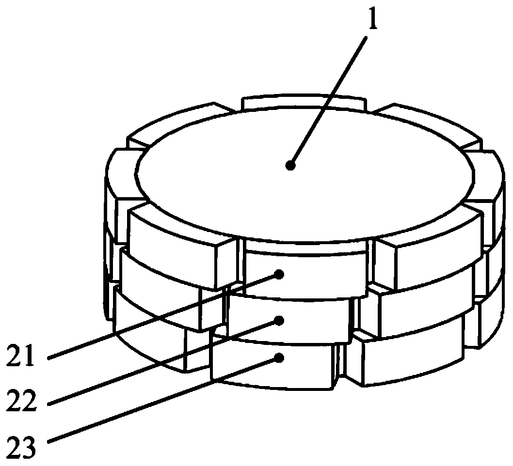 Device for reducing cogging torque of permanent magnet motor, permanent magnet motor and method