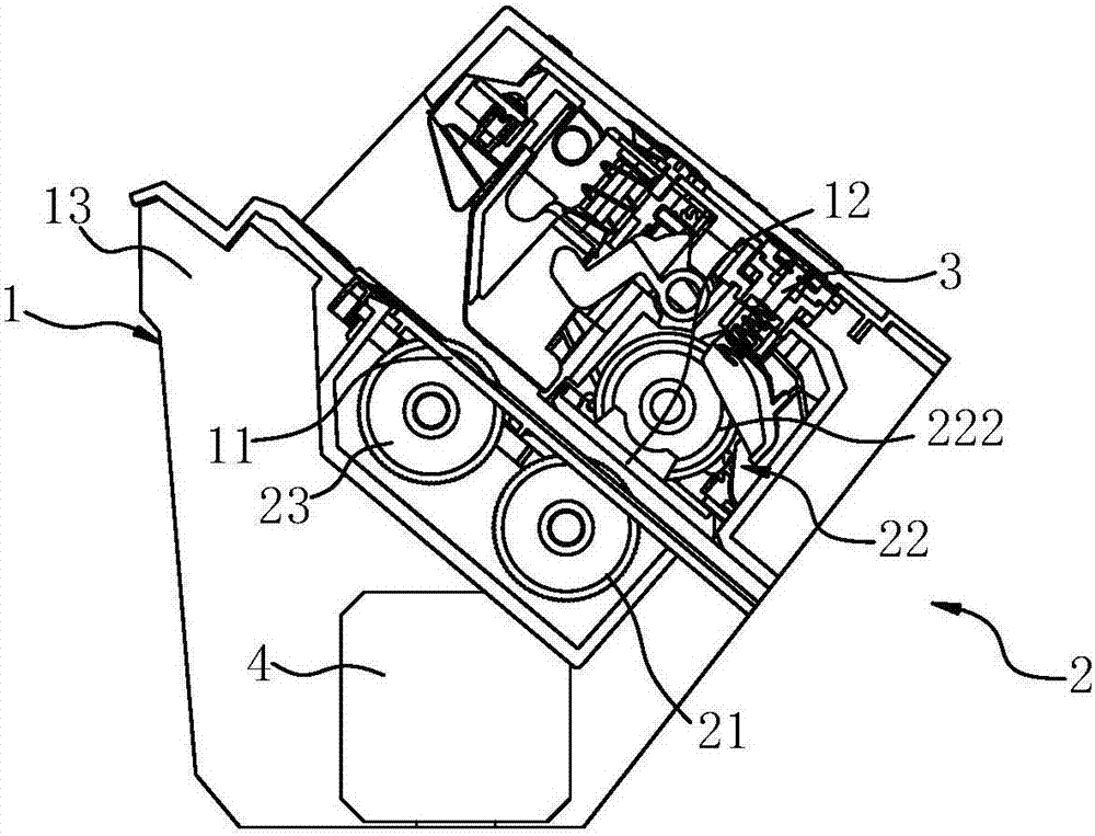 Sheet medium separating mechanism and sheet medium treatment mechanism